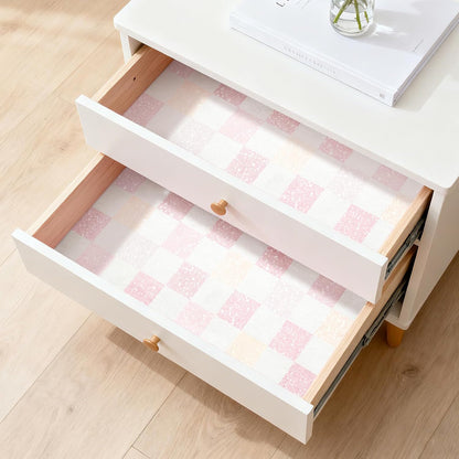 Pastel Checkered Wallpaper Peel and Stick Pink White Purple Yellow Retro Checkered Plaid Wallpaper Prepasted Rolls Geometric Checkerboard Contact Paper for Walls Bedroom Removable 17.5x80