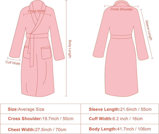 BABYSHEEP Womens Robe Premium Microfiber Bathrobe Full Length,Fluffy Cozy Warm Bathrobes