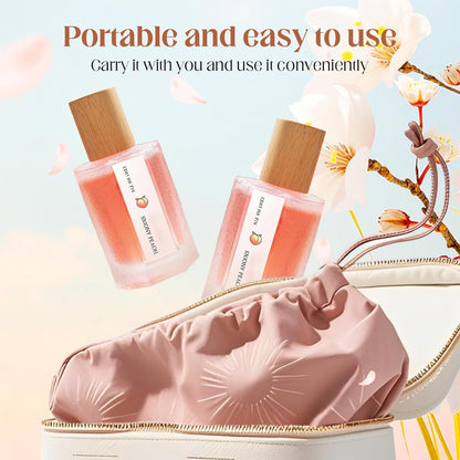 Peach Scented Fragrance Spray 50ml - 2025 New, Long-Lasting Refreshment | Fruit, Woody & Floral Notes | Confident & Elegant Women's Perfume (Peach)