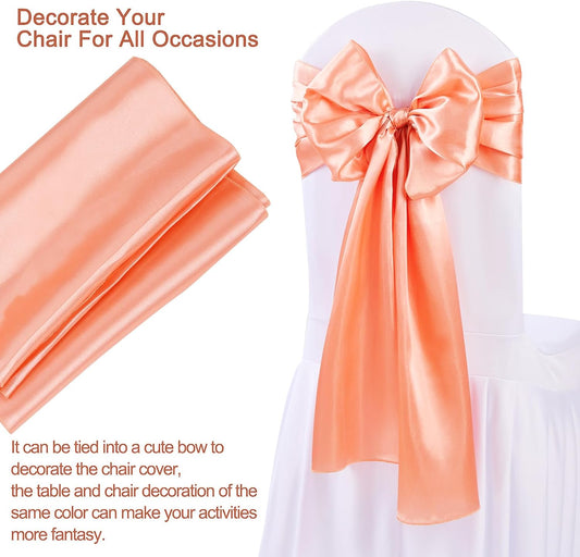 B-Cool Rose Gold Table Runner Satin Table Runners Wedding Table Runner Silk Smooth Fabric for Wedding Party Decorations 5 Packs 12x108 inch
