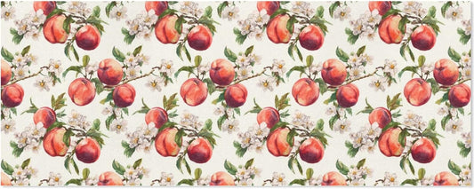 OTVEE 3 Rolls Birthday Wrapping Paper Roll - Watercolor Peaches Design Gift Wrapping Paper for Christmas, Bridal, Holiday, Party, Baby Shower - 58 x 22.8 inch