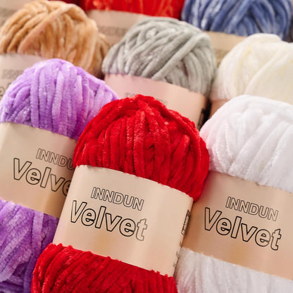 Velvet Yarn for Crocheting Pink Chenille Yarn Super Bulky Baby Blanket Yarn Amigurumi Yarn