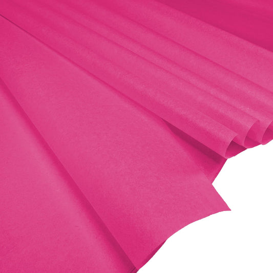 Flexicore Packaging Hot Pink Gift Wrap Tissue Paper Size: 15 Inch X 20 Inch | Count: 100 Sheets | Color: Hot Pink