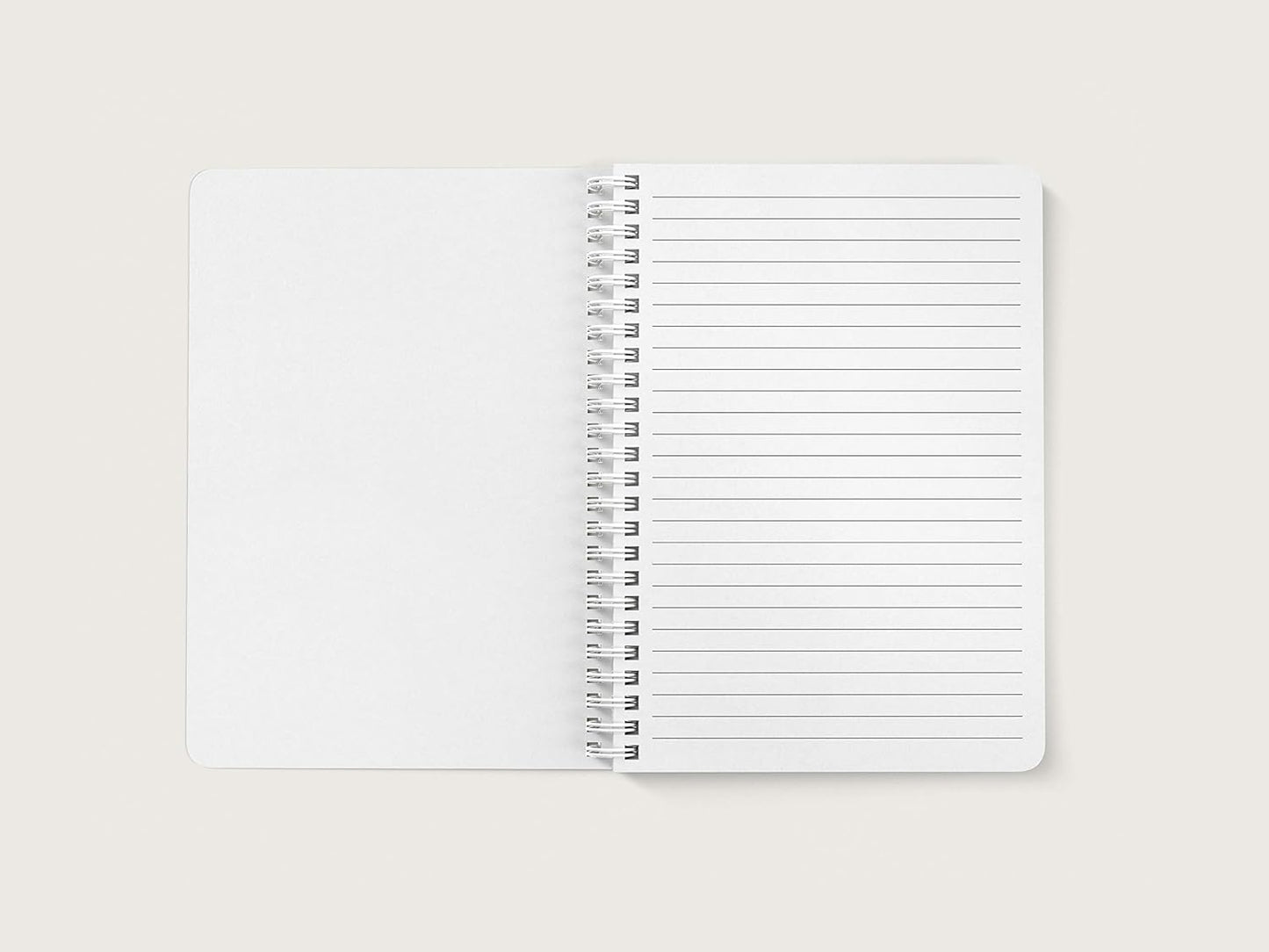 Personalized Peach Notebook for Women, Lined or Unlined Spiral Softcover Book