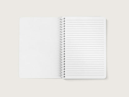 Personalized Peach Notebook for Women, Lined or Unlined Spiral Softcover Book