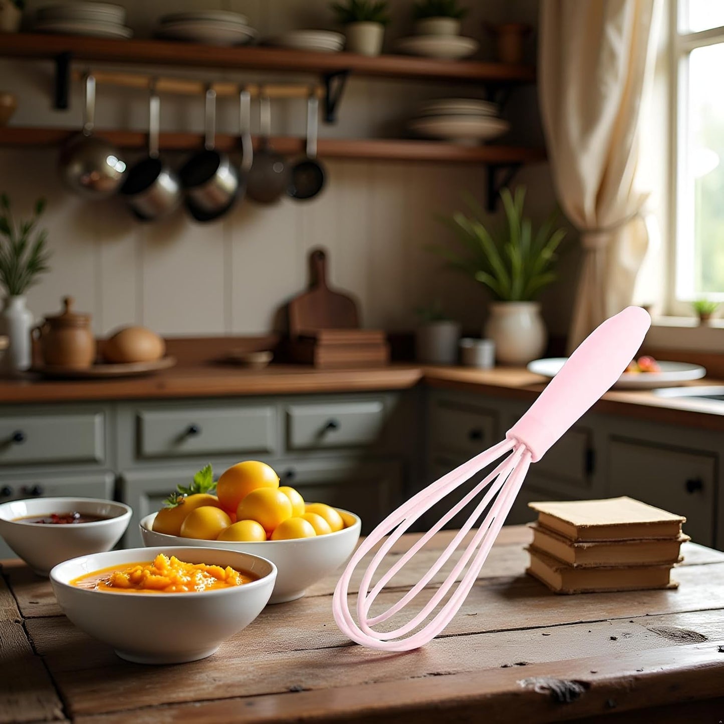 1Pc Pink Multifunctional Egg Whisks,Manual Egg Beaters Mini Egg Mixers Egg Stirrers,Creative Cream Whisks Kitchen Utensils Baking Tools, Cooking Utensils,Kitchen and Dining, Easy to Use,Small Size