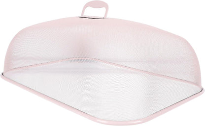 Large Pink Iron Food Cover Dustproof Kitchen Food Protector for Household and Restaurant Use Fresh-keeping Serving Dish Cover