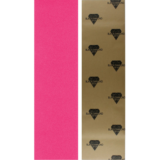Black Diamond Sheet of Skateboard Grip Tape 9" x 33" (Pink)