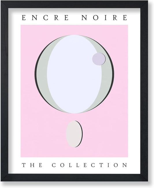 Poster Master Encre Noire Poster - Pink Pastel Print - Chic Boho & Graphic Illustration Art - Modern Art - Aesthetic Living Room or Office Wall Decor - 8x10 UNFRAMED
