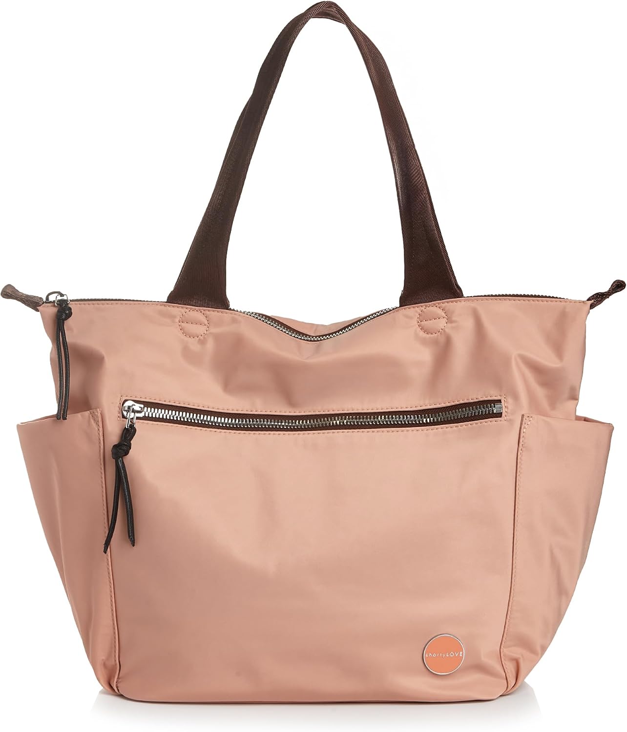 shortyLOVE Tillie Medium Tote Bag – Women’s Designer Nylon Carry-All with Smart Storage