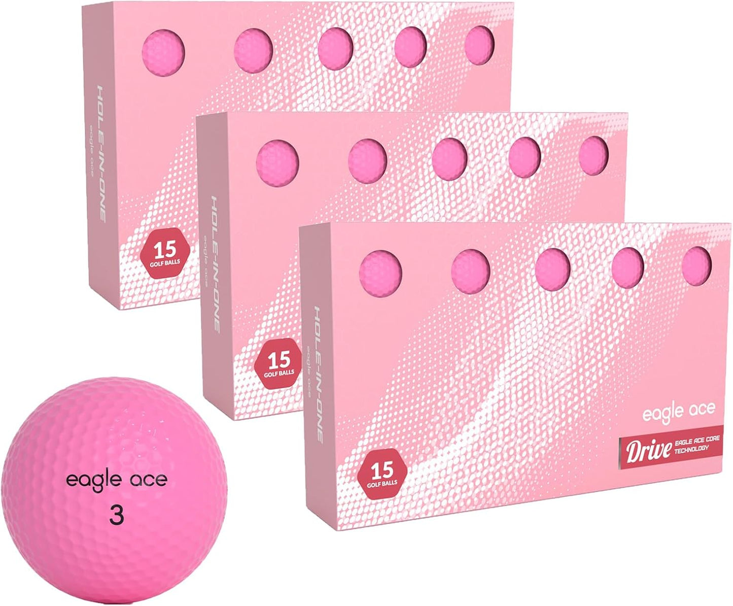 Eagle Ace™️ Drive Golf Balls-2 Layers-Maximum Distance,Optimal Spin Control (2024 Version