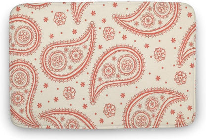 Pink Pattern Bathroom Rugs Mat, Non Slip Quick Dry Bath Mats for Bathroom Kitchen Home Decor Gift 19.7"x31.5"