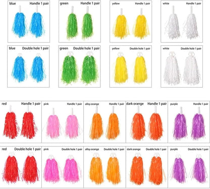 Cheerleader Pompom Cheerleader Pompom 1pair Competition Flower Dance Party Decorator Club Sport Supplies Cheering Ball