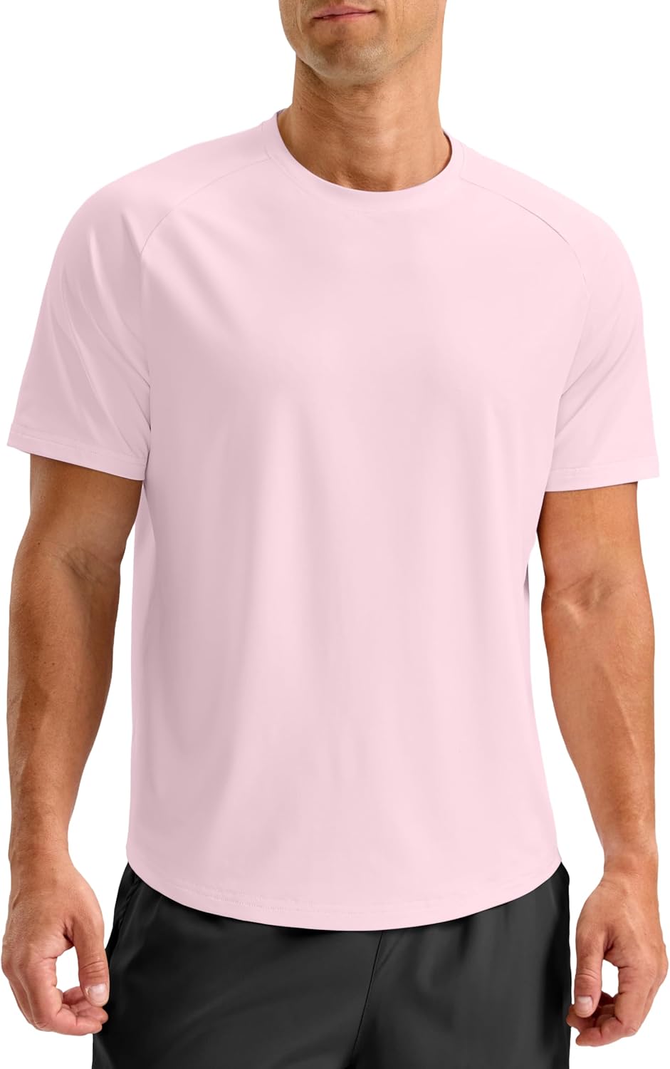 Soothfeel Mens Workout Shirts Quick Dry Athletic Running T-Shirts Short Sleeve Cooling Moisture Wicking Gym Active Tee Tops