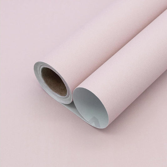 Yancorp 16"x120" Matte Pink Contact Papaer Peel and Stick Wallpaper Vinyl Wrap Countertop Wallpapers Waterproof for Cabinets Drawers Bedroom Kitchen Self-Adhesive Wallpaper