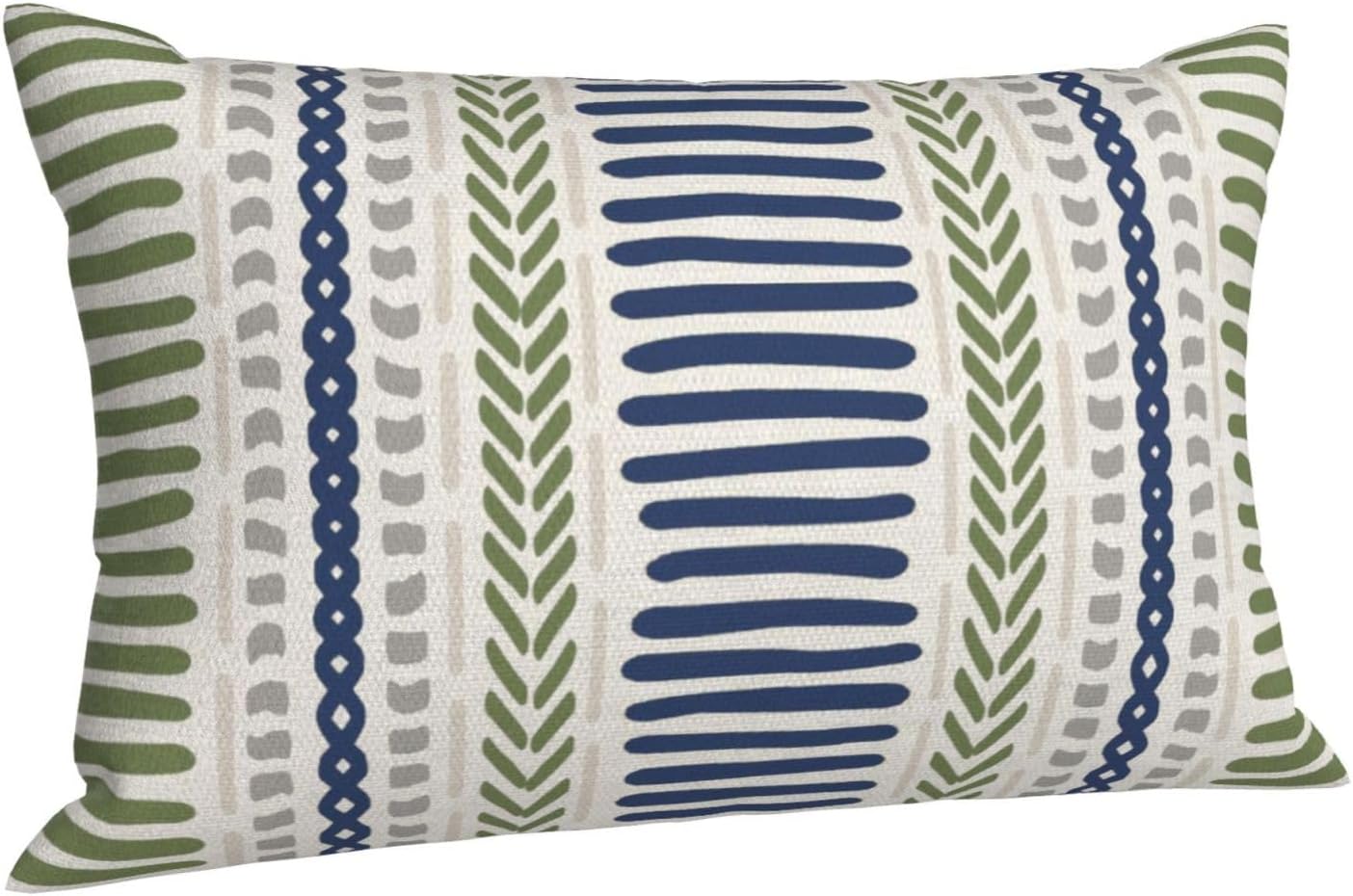 Pink Sage Green Pillow Covers 18x18 Inch 2 Pcs Boho Preppy Polka Dots Striped Decor Throw Pillows Modern Geometric Outdoor Farmhouse Decoration Pillowcase Linen Cushion Cover for Couch Sofa