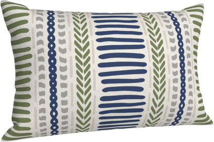 Pink Sage Green Pillow Covers 18x18 Inch 2 Pcs Boho Preppy Polka Dots Striped Decor Throw Pillows Modern Geometric Outdoor Farmhouse Decoration Pillowcase Linen Cushion Cover for Couch Sofa