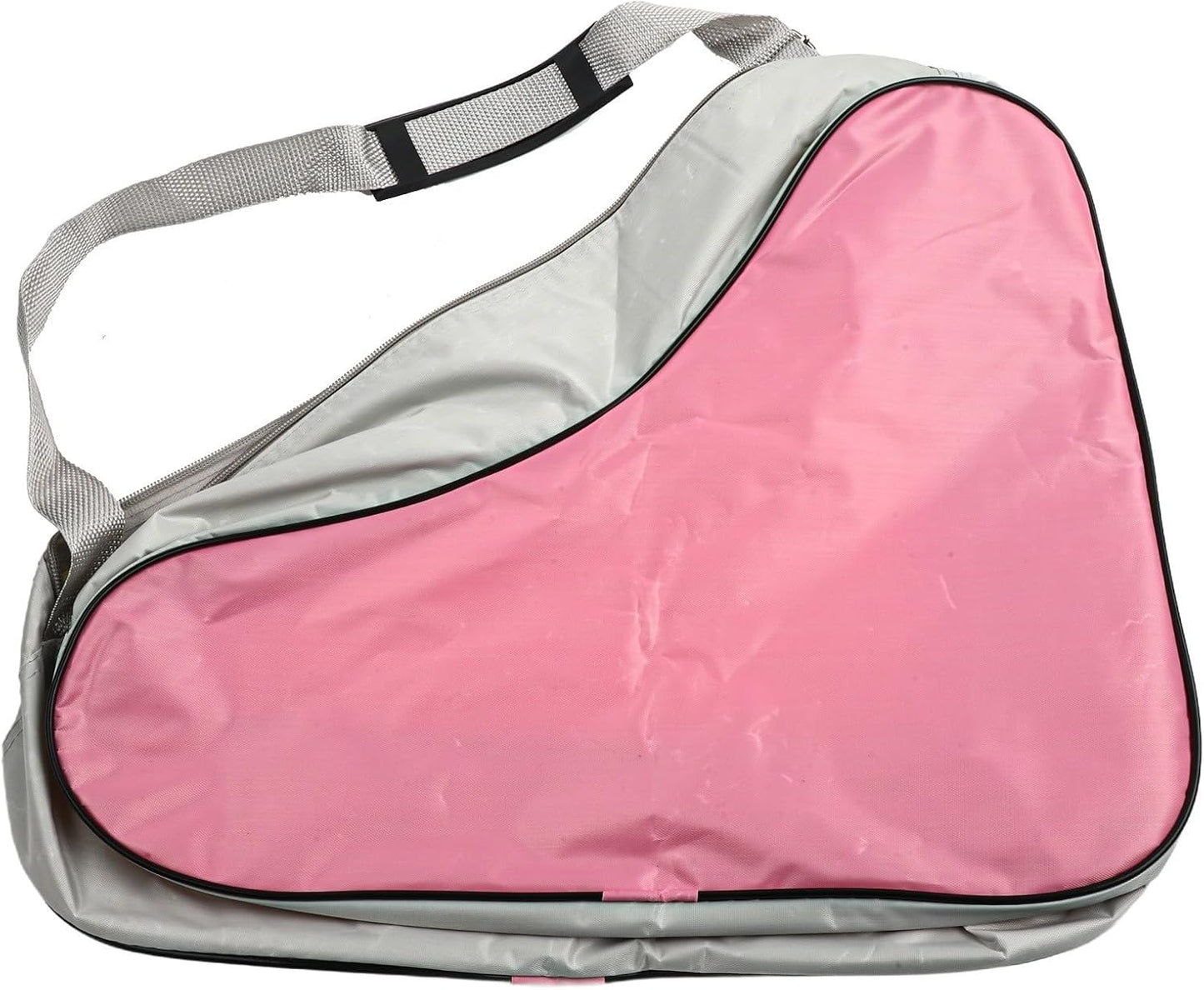Large Capacity Skate Bag, Nylon Roller Skates Carrier with 3 Compartments, Lightweight Ice Skate Storage for Adult Youth Travel