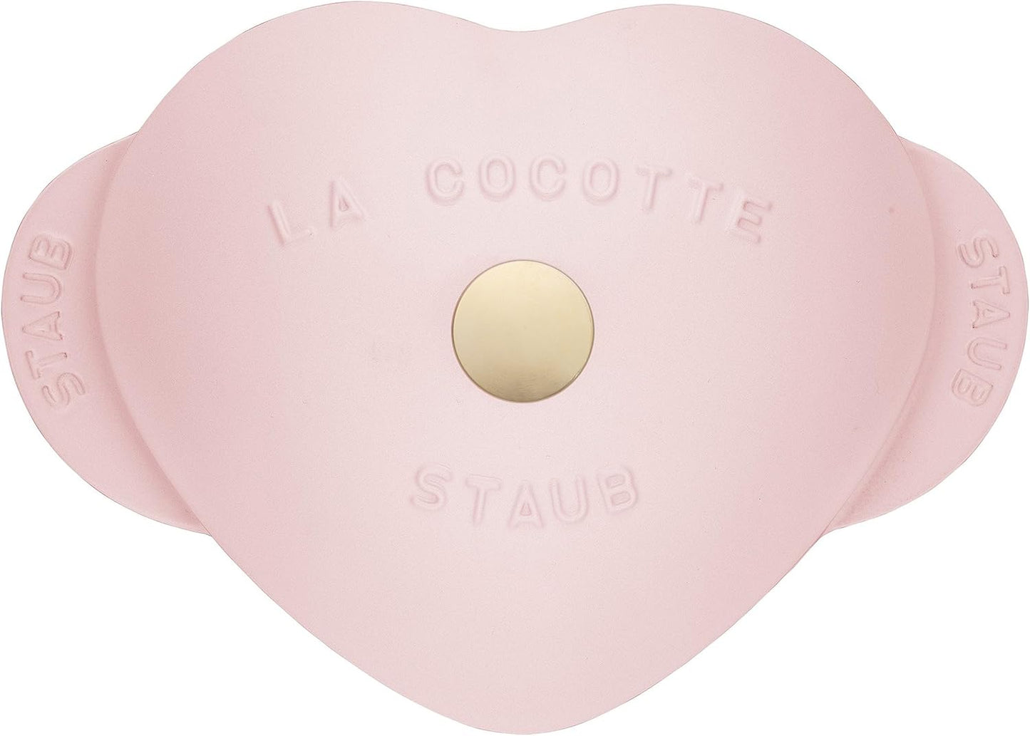 Staub Cast Iron 1.75-qt Heart Cocotte - Peony Pink