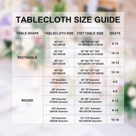 132 Inch Stain and Wrinkle Resistant Washable Polyester Table Cloth, Decorative Table Cloth for Dining Table, Buffet Parties and Wedding, Dusty Pink