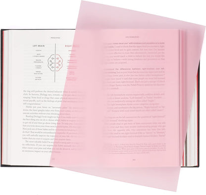 Quotidian Peach Flat US Letter Translucent Vellum Paper Printable Sheets 8.5" x 11" (21.6 x 27.9cm) Pack of 50 - Sketching Drawing Drafting Tracing