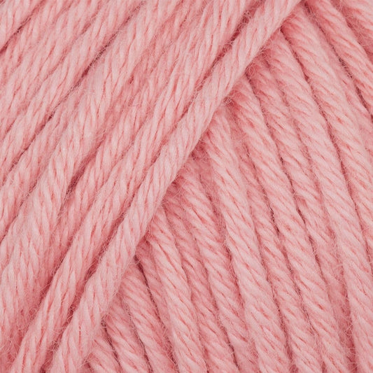 Babysoft Cotton Yarn, Yarn E-verse, 100% Organic Cotton, Soft & Hypoallergenic, Ideal for Baby Knitting, Crocheting, Amigurumi & DIY Projects, Organic Textile Certified, 50g (3, 125 Peach Pink)