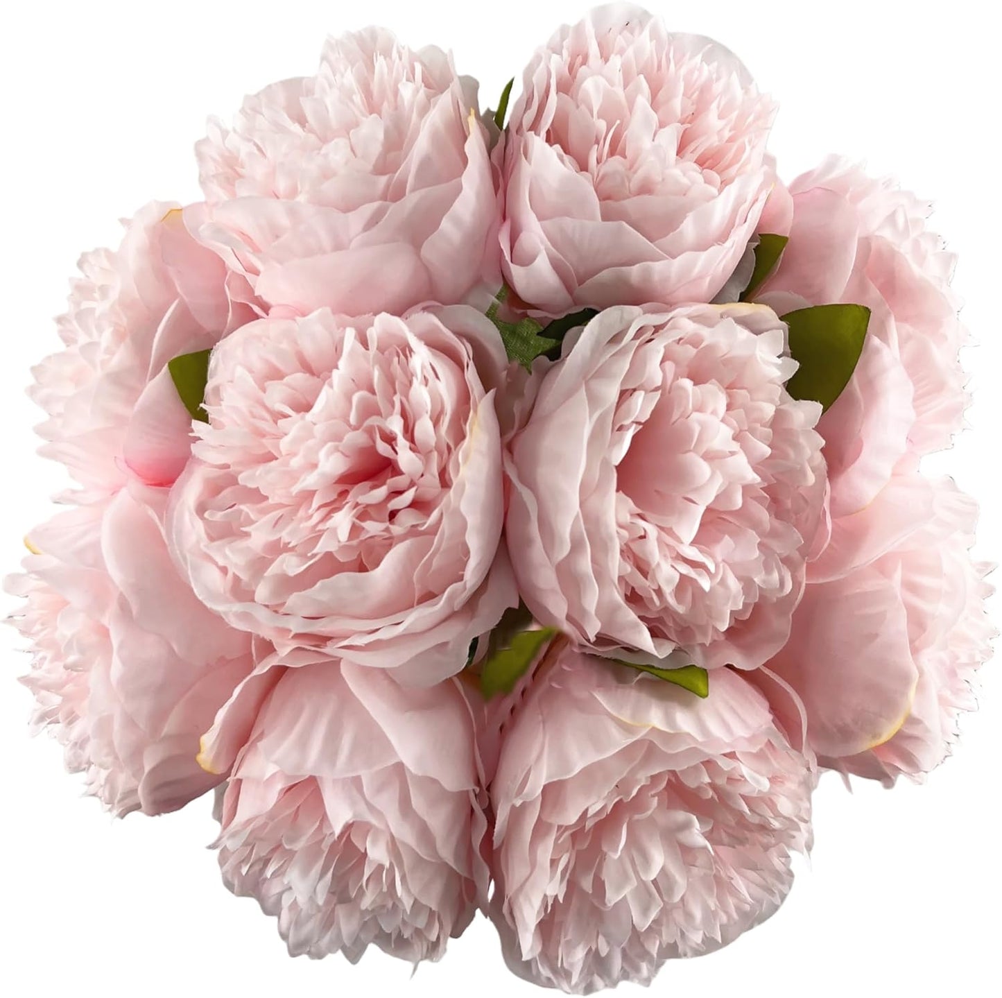 10pcs Artificial Peony Flowers Silk Peonies Real Touch Flower Bouquet for Vase Decor Wedding Table Centerpieces Valentines Gifts (Pink)