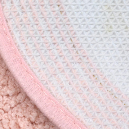 ABREEZE Floral Rose Bathroom Rugs Mats 16X24 inch,Soft Shaggy Water Absorbent Non-Slip Mat Microfiber Bath Mat Shower Mat Door Mat Kitchen Mat Rugs,Pink