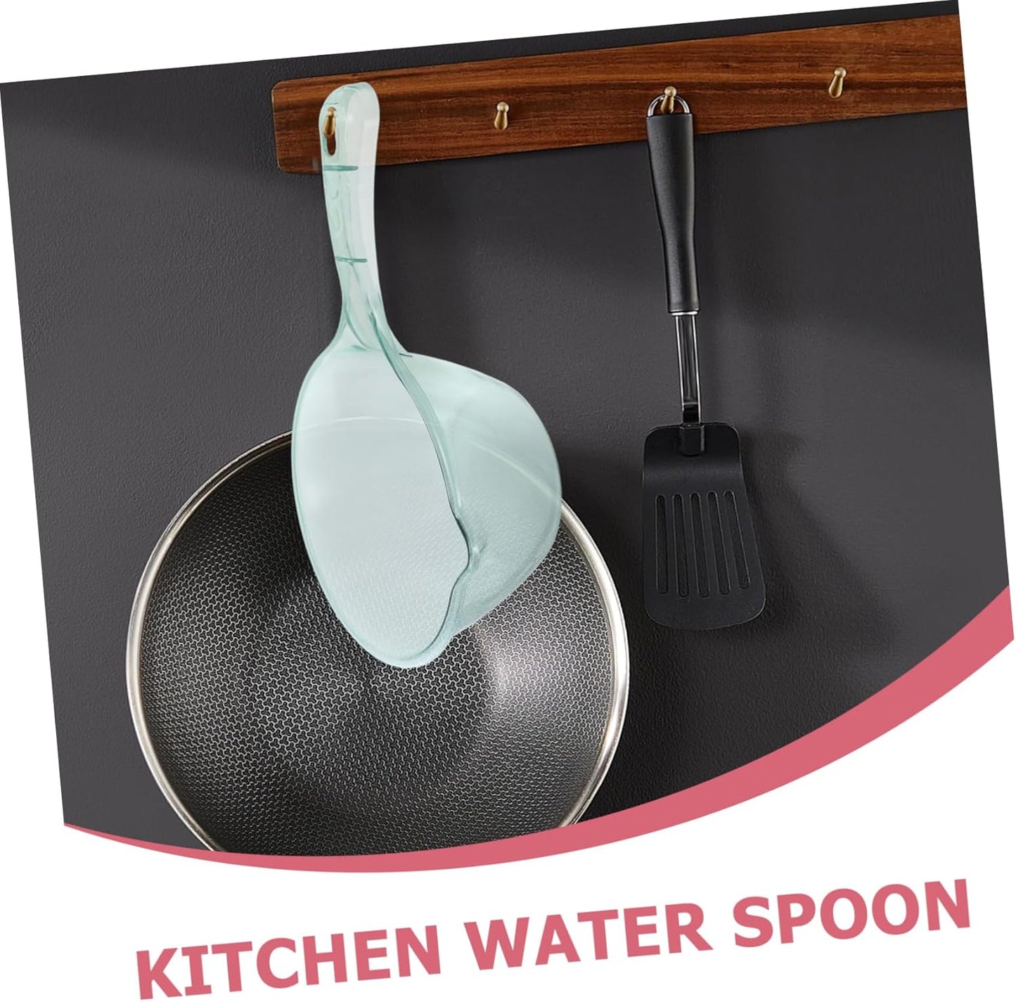 Cabilock 3pcs Kitchen Water Ladles Thickened Multipurpose Water Scoop with Long Handle for Bathing Cooking Plant Watering and Home Use in Pink Light Green Brown