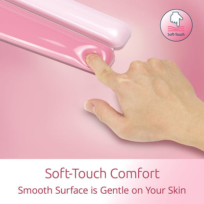 Kensington Duo Gel Mountain Wrist Rest for Keyboard, Wrist Pad for Full Size Keyboard, Ergonomic Wrist Pad for Computer, Non-Skid Computer Pad with Wrist Support, Pink K62677WW, 17.7" x 4.1"x 0.8”