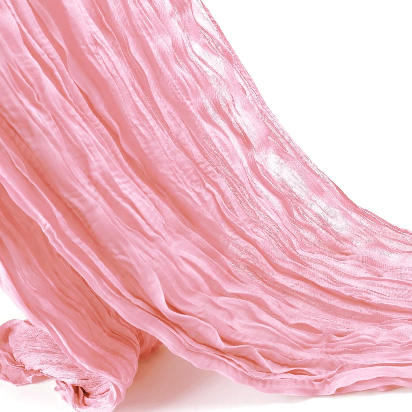 Cheesecloth Table Runner Light Pink 10FT Gauze Rustic Cheese Cloth Dining Table Decor Runners Long for Mother's Day Party Wedding Bridal Easter Birthday Decorations 1Pack 35x120 Inches