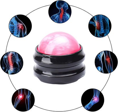 WOVTE Massage Ball, Lacrosse Balls, Self Massage Tool for Sore Muscles, Shoulders, Neck, Back, Foot, Body, Deep Tissue, Trigger Point, Muscle Knots, Yoga and Myofascial Release (Pink)