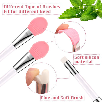 Face Mask Mixing Bowl Set, 16 Pcs DIY Facemask Mixing Tool Kit with Facial Mask Bowl Stick Spatula Silicone Brush (Pink)
