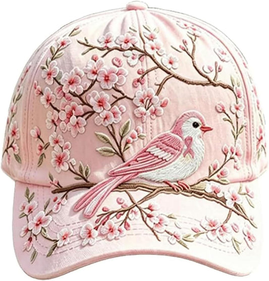 Womens Garden Morning Cap Ladies Cottagecore Hat Adjustable Breathable Gift Floral Printed Baseball Caps