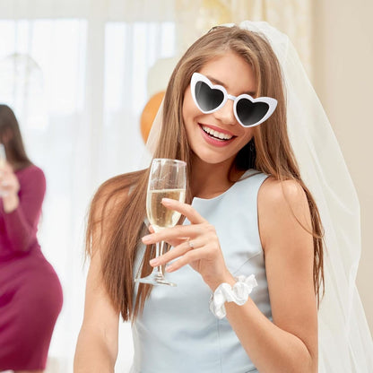12 Pairs Bachelorette Party Sunglasses Heart Shaped Sunglasses Party Decorations Bridesmaid Proposal Gifts Women