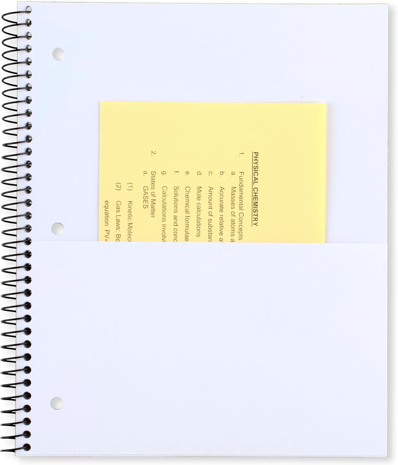 Mead Spiral Notebook, 1 Subject, Wide Ruled Paper, Plastic Cover, 8" x 10-1/2", 100 Sheets, Pastel Pink (930092B)