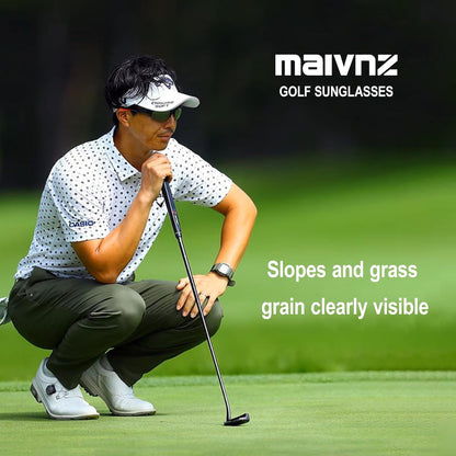 maivnz HD Lightweight Golf Sunglasses for Men Women, Golf Ball Finder Glasses, UV400 Eyewear & Golf Gifts for Golfers