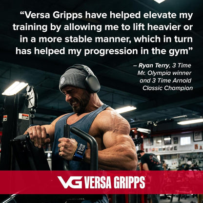 Versa Gripps Classic, Made in USA, Wrist Straps for Weightlifting Alternative, Best Training Accessory