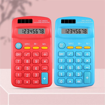 Calculators Desktop,Big Buttons Dual Solar Power and Battery 12 Digits Pink Calculator with Large LCD Display,4 Function Calculators for Business Office Home School Students