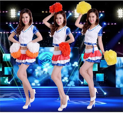 Shining Cheer Pom Poms 8pair 2 Styles Competition Flower Fancy Cheerleader Pompoms Club Sport Supplies Cheerleading Cheering Ball Dance Party Decorator
