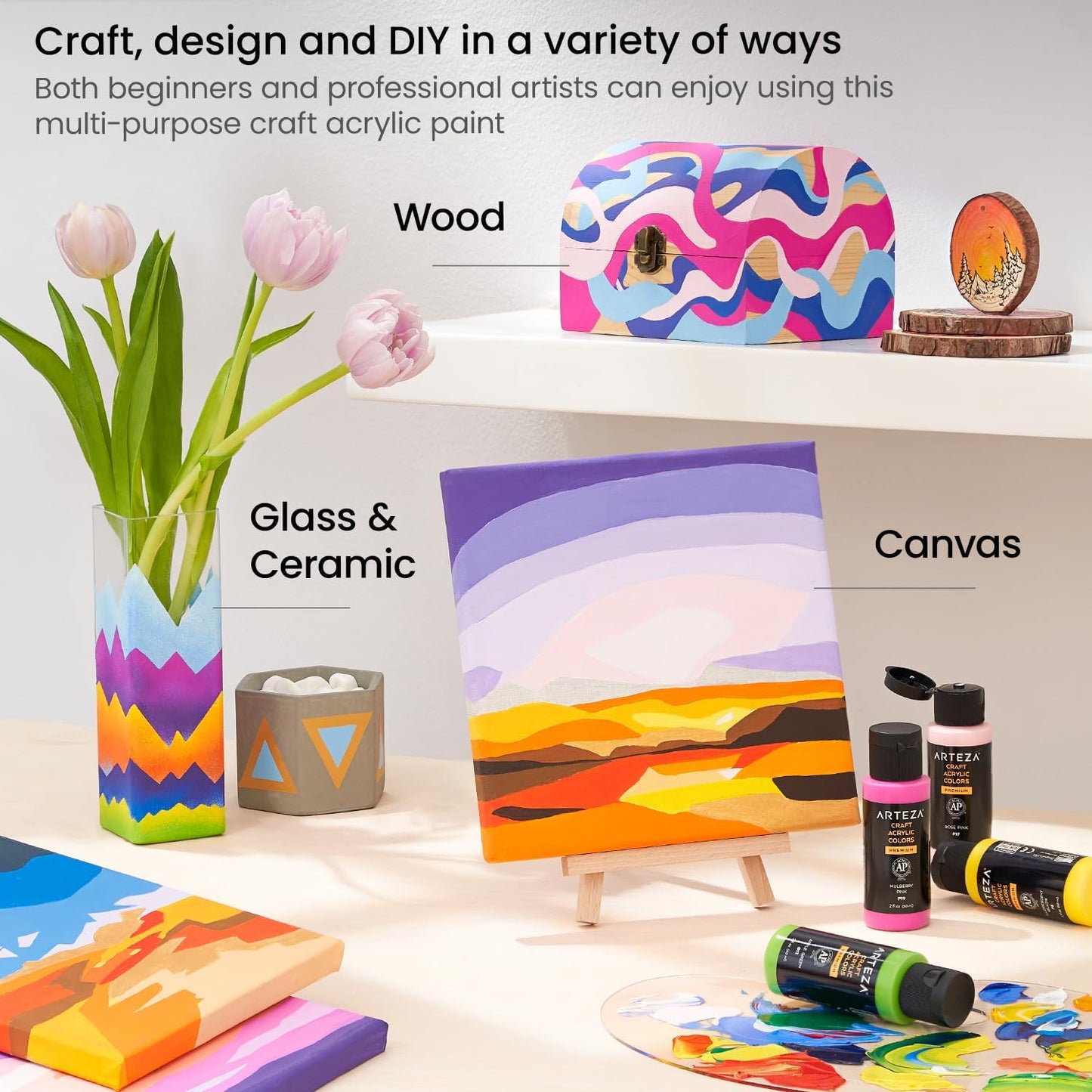 ARTEZA ARTZ-3724 Art-Paints, A201 Peach Craft
