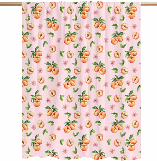 Summer Cooling Blankets for Hot Sleepers-Summer Peaches on Pink Background Blanket Thin Lightweight Breathable Soft Throws for Bed Couch Sofa Watercolor Flower Decor,30x40in