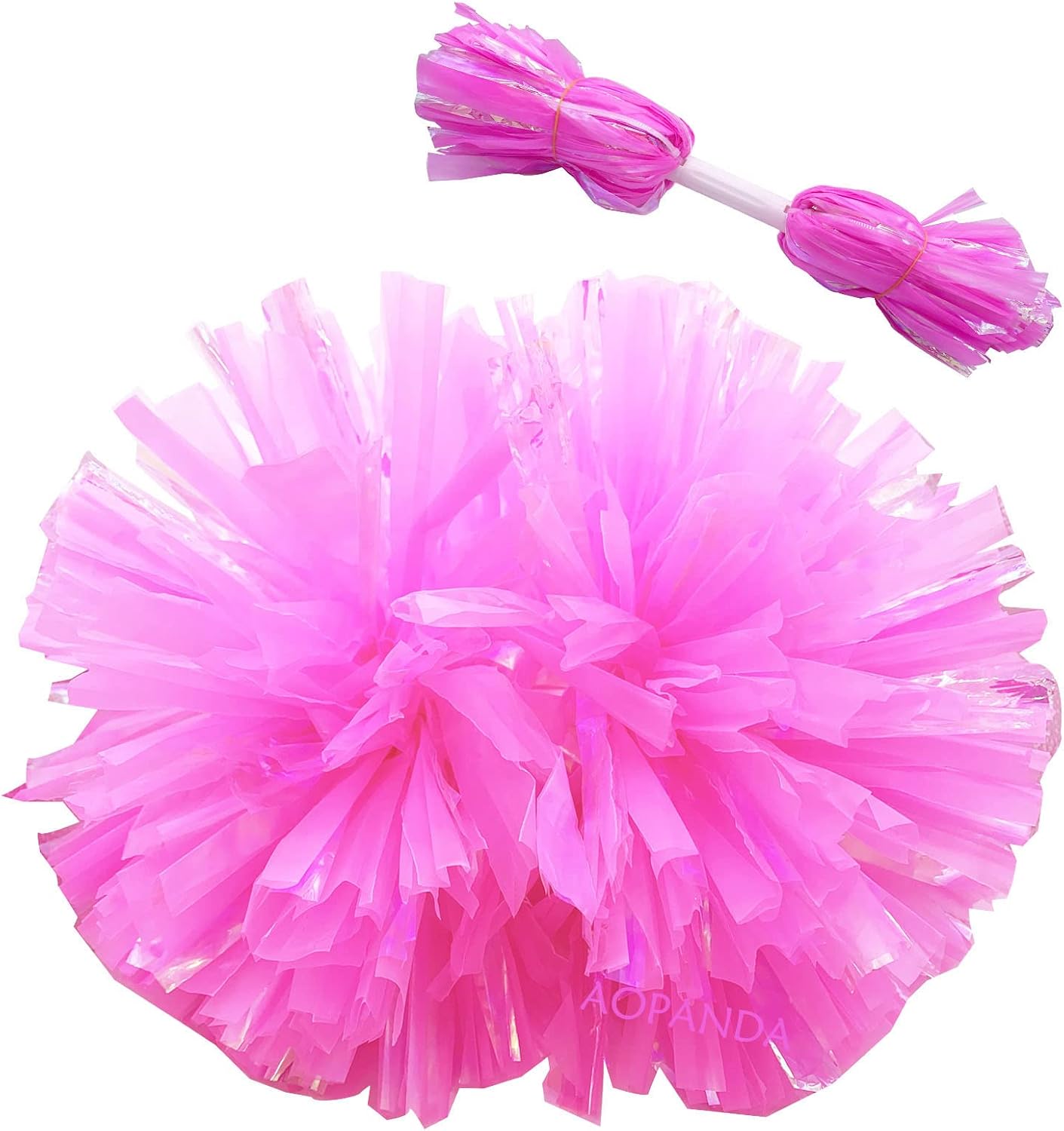 AOPANDA Cheerleading Pom Poms with Baton Handle for Team Spirit Sports Dance Cheering Kids Adults