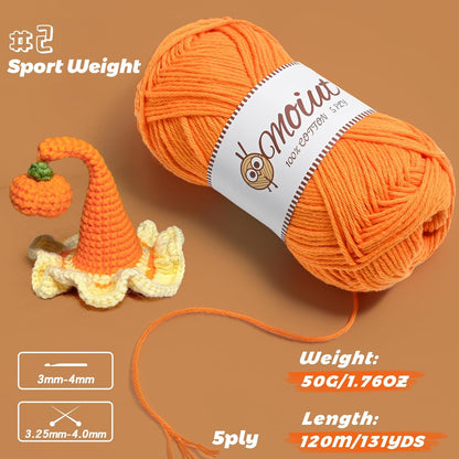 3 Pack Cotton Yarn for Crocheting, Baby Yarn for Crocheting Soft, 393yds / 5.29oz Fluffy Amigurumi Crochet Yarn, 5 Ply 100% Milk Cotton Yarn for Puzzle、Socks、Clothes(3 Pink)