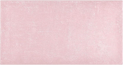 Plain Pink Solid Color Bath Mat, Dry Quickly Non Slip Absorbent Bath Rug, Soft Living Room Bedroom Home Floor Mats, Bath Mats for Bathroom, Tub and Shower 20" x 39"