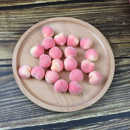 Fake Peach Artificial Fruit Lifelike for Home Kitchen Festival Party Decoration 30PCS