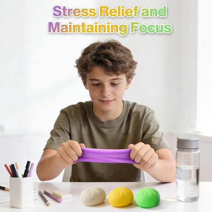 Dumpling Squishy Mystery Box, Mystery Dumpling Squishy Squeeze Stress Balls for Kids & Adults, Sensory Fidget Toys for Anxiety Relief, Crazy Fun Dumplings Ideal Gift for Boys,Girls,Teens(Pink)