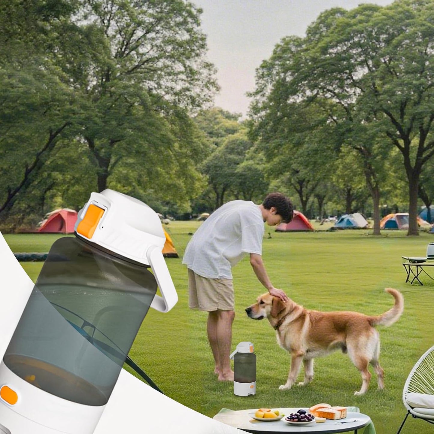 52oz PortableDog Water Bottle, Dog Travel Water Bottle for Camping Hiking Outdoor Walking (Pink)