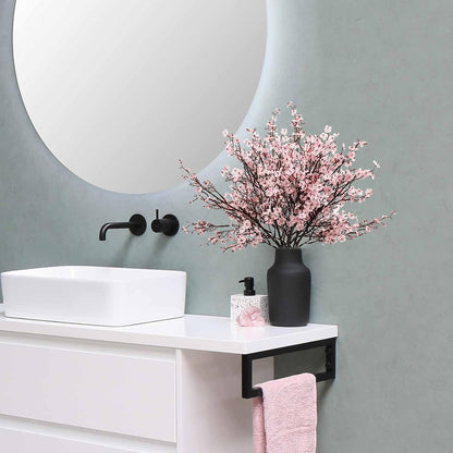 Uieke 15 Pcs Artificial Flowers Baby Breath Faux Artificial Gypsophila Bouquet Fake Silk Flowers Real Touch for Hotel Home Office Kitchen Bathroom Wedding Wall DIY Room Farmhouse Décor (Pink)