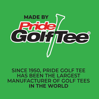 Pride Golf Tee, 2-3/4 inch Deluxe Tee, 100 Count Bag